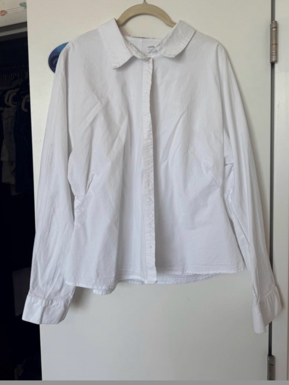 Cider White Button Down Shirt Size XL
